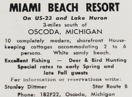 Miami Beach Resort - Old Print Ad (newer photo)